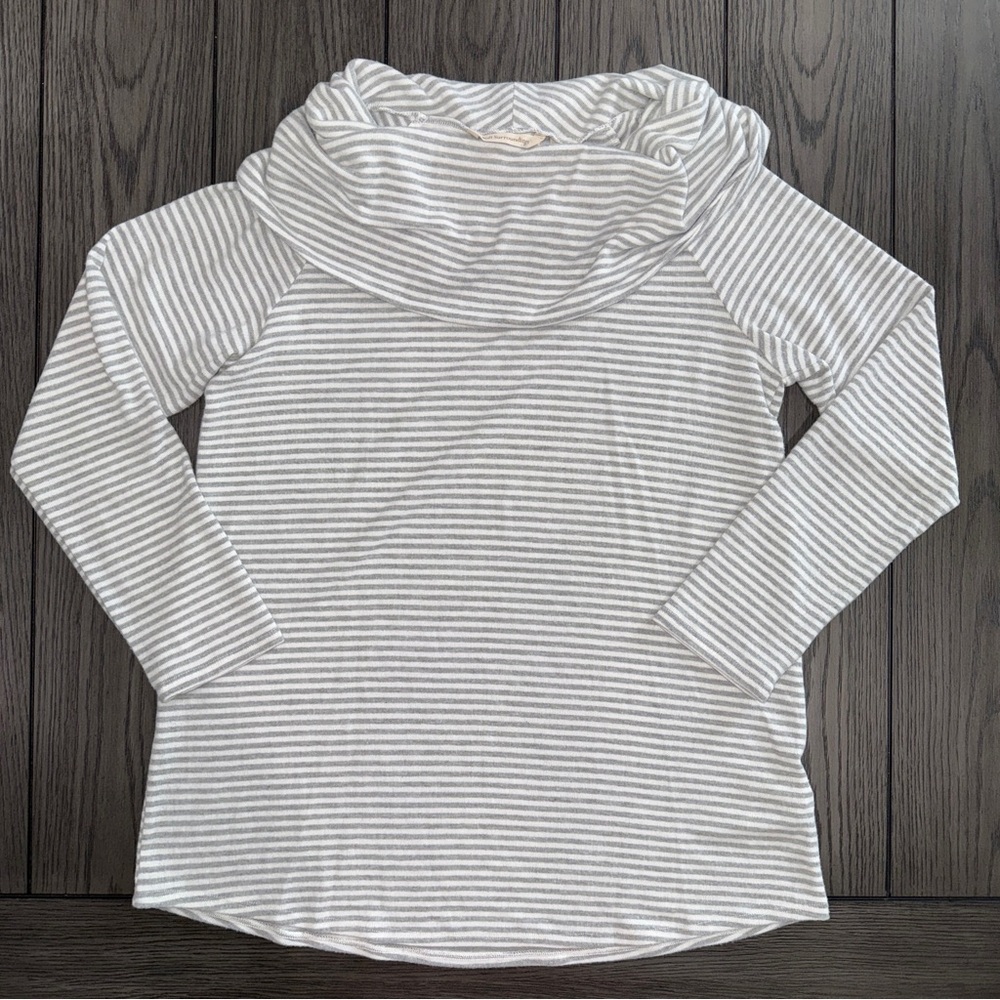 Soft Surroundings Cowl Neck Sweater Size M Cozycore Minimalist Hygge Cabincore